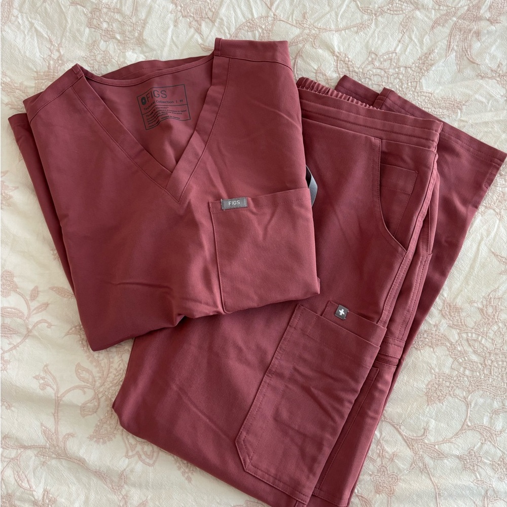 Figs Mauve Scrub Set